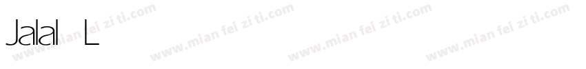 Jalal Light字体转换